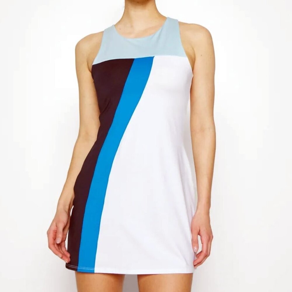 EleVen by Venus Williams Courtside Dress Women's Size XS White, Athleisure Wear